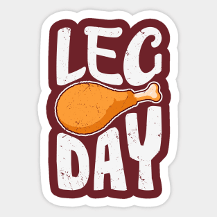 Leg Day Sticker